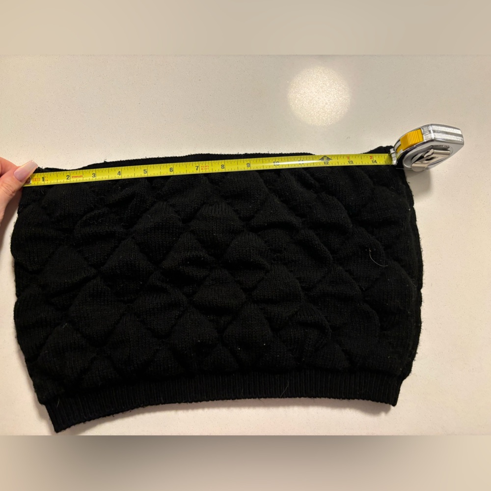 TOPSHOP Strapless Knit Crop Top - Picture 5 of 6